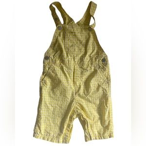 Jacadi Paris checkered cotton kids overalls